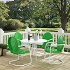 HomeStock Griffith 5Pc Outdoor Metal Dining Set -  Table & 4 Chairs - 2 of 4