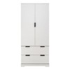 ACEPANO 71.65 in. H Modern Freestanding Kitchen Pantry Cabinet with 2 Large Drawers & 8-Door Spice Rack-White - 3 of 4