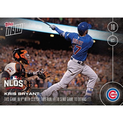 Topps Topps Now 2016 NL MVP Chicago Cubs Kris Bryant Card #OS-32