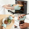 REGALWOVEN Oven Mitts and Pot Holders Sets of 6 Heat Resistant Kitchen Oven Gloves Sets with Non-Slip Silicone for Kitchen - 3 of 4