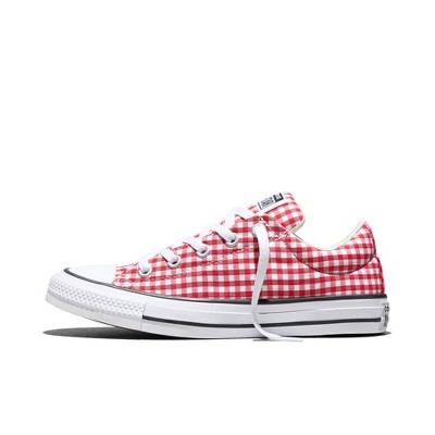 Женские кроссовки Converse Adult Chuck Taylor All Star Street Ox Low Top Sneakers - Red Gingham 9 — фото 2