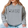 Simply Sage Market Life Is Better With My Boys Heart Sweatshirt - 2 of 4