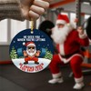 Weight Lifting Ornaments for Christmas Tree - Santa Dumbbell Gym Ornament 2025 - 2 of 4