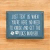Slickblue Rustic Dog Warning Sign, Solid Knotty Pine Wood, 9x12 Wall Art, Entryway Humor Style - 2 of 3