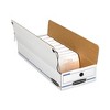 Bankers Box LIBERTY Check and Form Boxes, 9.25" x 23.75" x 4.25", White/Blue, 12/Carton - 4 of 4