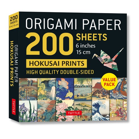 Carta pieghevole da origami - 72 fogli di carta giapponese con 12 motivi  diversi 15 x 15