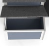 AZL1 Life Concept Pet Crates and Houses 2-Tier Backyard Hen House with Nesting Box, PVC Roof, Easy-Clean Tray, Gray, 79.92"*24.21”*40.16" - 4 of 4