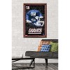 Trends International NFL New York Giants - Neon Helmet 23 Framed Wall Poster Prints - 2 of 4