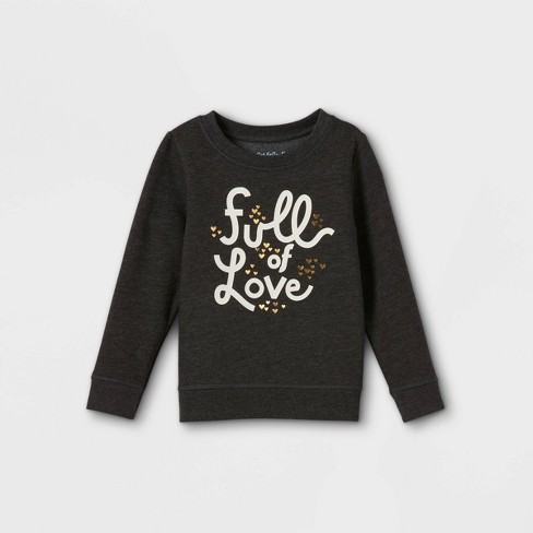 Toddler Girls' Fleece Pullover Sweatshirt - Cat & Jack™ - image 1 of 2