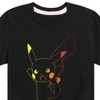 Boys' - Pokémon - Pikachi Neon Outline Short Sleeve Graphic T-Shirt - 2 of 4