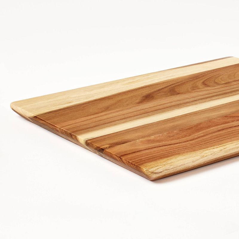 12&#34;x15&#34; Nonslip Acacia Wood Cutting Board Natural - Figmint&#8482;, 5 of 6