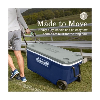 Twilight Blue 100qt Wheeled Heavy-Duty Cooler