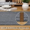 Washable Area Rug Modern Print Braided Indoor Soft Contemporary Solid Textured Carpet Non Slip Farmhouse Floor Cover - 3 of 3