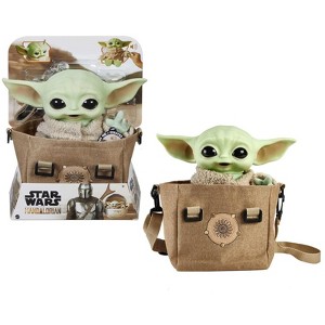 Star Wars Mattel Star Wars Grogu Plush 10-inch Toy Character Figure with Soft Body Soun - 1 of 4