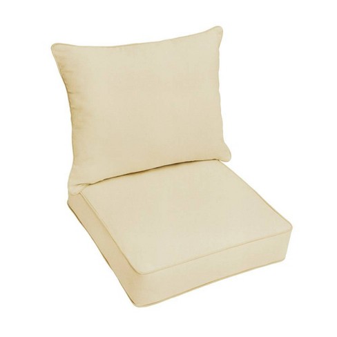 Real Living Taupe Deep Seat Outdoor Cushion Set