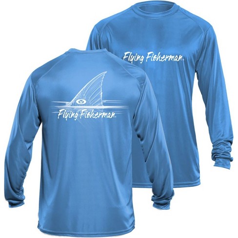Flying Fisherman Redfish Performance Long Sleeve T-shirt - Xl
