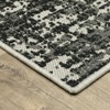 Oriental Weavers Torrey 531W1 Black/ Light Grey Indoor/Outdoor Area Rug - 1'10" x 7'3" - 2 of 4