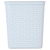 (4 Pack)3.4 Gallon Weave Wastebasket, D¨¦cor Trash Can and Space Efficient Shape, Light Gray - 2 of 3