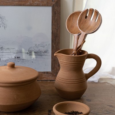 Handgefertigte Terrakotta-Perlen-Girlande – 91,9 Cm Lang, Natürliche Deko Für Zuhause