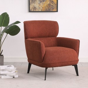 NicBex Modern Accent Chair, Armchair with Gold Metal Legs Upholstery Sofa Chair for Living Room, Bedroom, Office - 1 of 4
