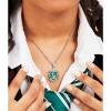 Harry Potter Womens Silver Plated Slytherin House Pendant, 16 + 2'' - 2 of 4