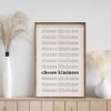Kendrick Home Choose Kindness Wall Art White - 2 of 4