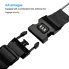 Unique Bargains Travel Luggage Adjustable Buckle Belt Utility Straps 3 Pcs - 3 of 4