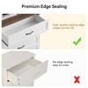 Jojoka Farmhouse Chest of Drawer with Metal Handles,Modern Storage Organizer with Anti-Collapse Design for Living Room - 4 of 4