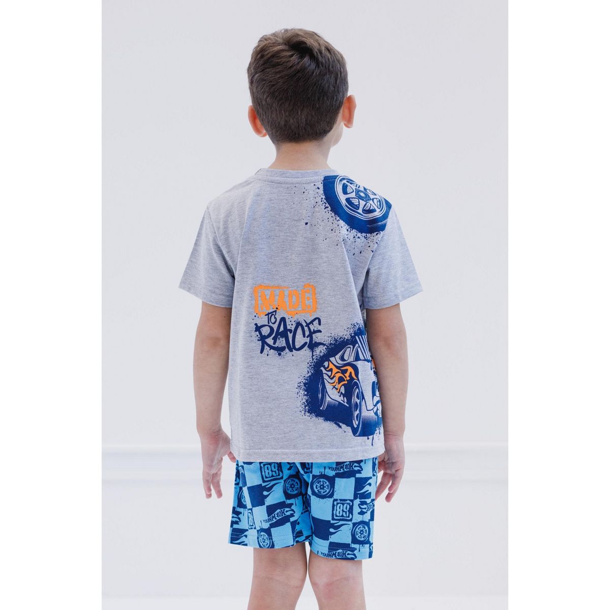 Hot Wheels T-Shirt and French Terry Shorts Outfit Set Toddler - thumbnail 10