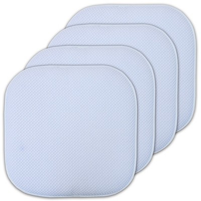 Honeycomb Memory Foam No Slip Back 16" x 16" Chair Pad Cushion by Sweet Home Collection®