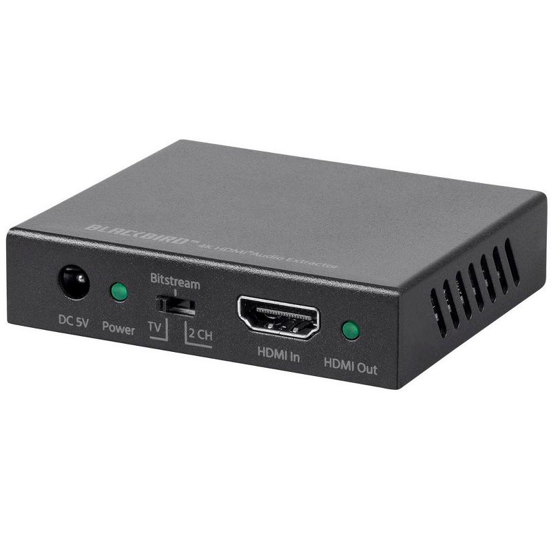 Monoprice Blackbird 4K HDMI Audio Extractor, 18Gbps, HDCP 2.2, 1 of 6