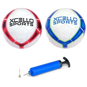 Xcello Sports S3 SOCCER BALL TPU ASSORTED GRAPHICS WITH PUMP (PACK OF 2) - 1 of 4