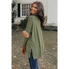 I AM A FASHION JUNKY Gray Cowl Neck Loose Fit Tunic Top Gray M - 3 of 4