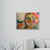 Wyanne 'The Talker' Floating Brushed Aluminum Art - 3 of 4