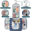 PAVILIA Toiletry Bag Travel Women Men, Hanging Water Resistant Makeup Accessories Cosmetic Organizer Large Essential Kit - 2 of 4