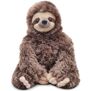 Bearington Speedy Plush Three Toed Sloth Stuffed Animal, 12 inches - 1 of 4