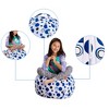 Stuffed Animal Storage Bean Bag Chair Cover for Kids' - Posh Creations - image 4 of 4