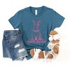 The Juniper Shop Happy Easter Bunny Outline Youth Short Sleeve Tee - 4 of 4