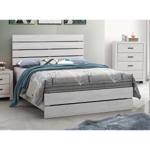 Queen Size Platform Bed with Headboard for Bedroom - 1 of 4