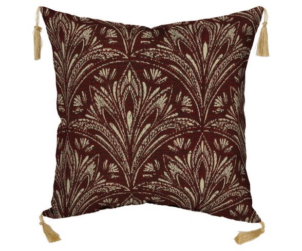 Royal Zanzibar 2pc Outdoor Toss Pillow w/ Tassels - 2pc Outdoor - Bombay Outdoors