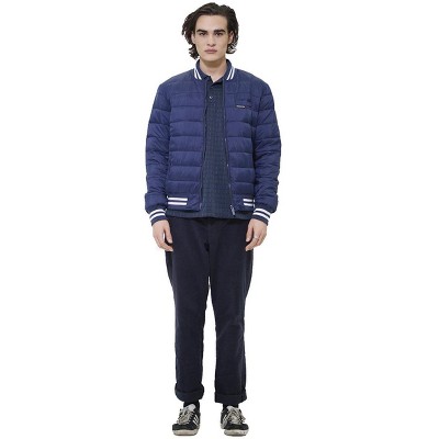 Members Only Men's Varsity Puffer Jacket-navy-medium : Target