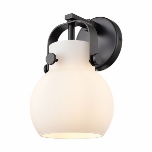 Pilaster II Sphere - 1 Light Wall Sconce In Industrial Style-9.75 Inches Tall and 6.5 Inches Wide - 1 of 1