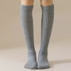 Anna-Kaci Women's 3-Pack Scrunch Grip Socks with Non-Slip Sole Soft Stretch Knit Fabric and Ribbed Ankle Design - 3 of 4