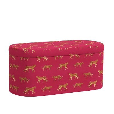 Skyline Furniture Flynn Upholstered Storage Bench
