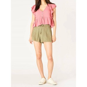Women's Drawstring Pull On Shorts - Dex Clothing - 1 of 3