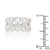 Slickblue Stunning Women’s Circular 12.5 Ct. Cubic Zirconia Ring – Delicate Prong Setting Size 5-10 - image 3 of 4