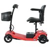 TinyHomie 4 Wheel Mobility Scooter 16 20mile Range Lithium Battery 330lbs LED Lights Red M2 RED 22 5L - 4 of 4