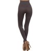 Seamless Leggings for Women Super High Waist width 5½" Waistband Long Skinny Stretchy Soft Tights Comfortable Everyday Layering Pants - 4 of 4