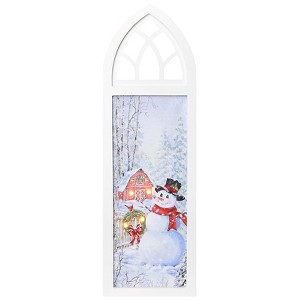 The Lakeside Collection Framed Themed Lighted Wall Art - 1 of 2