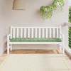 vidaXL Garden Bench Cushion - Leaf Pattern, Oxford Fabric, Cozy Hollow Fiber Filling, Non-Slip Design - 2 of 4